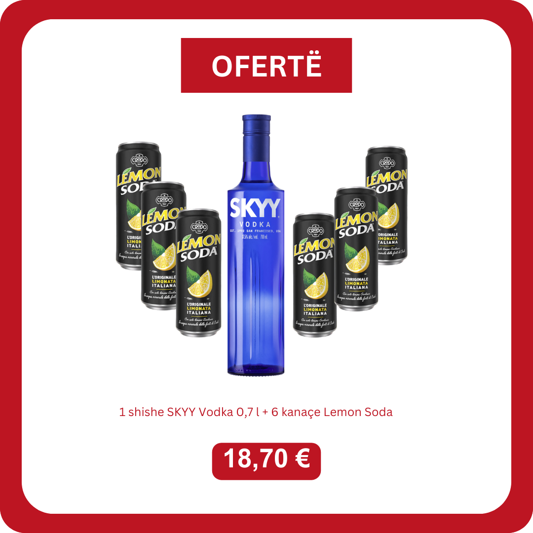 Skyy Vodka 0.7L + 6 Lemon Soda 0.33L