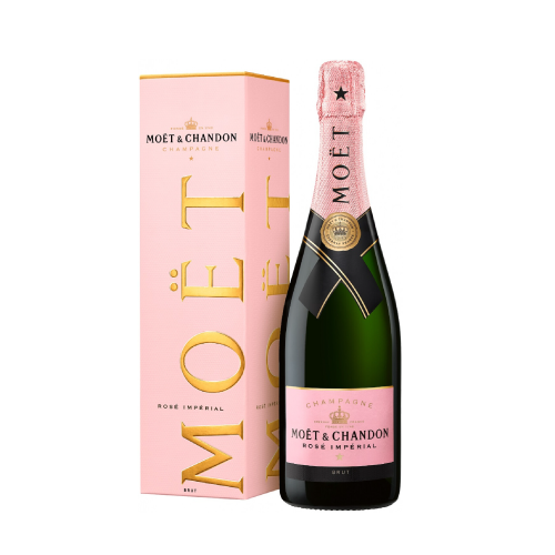 Moet & Chandon Rose Gift Box Imperial Shampanje 0.75L 12%