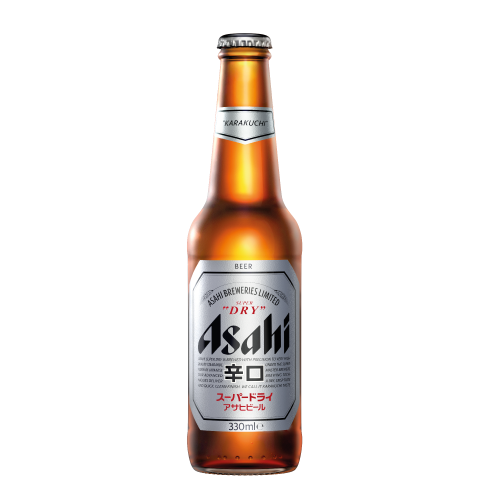 Asahi Super Dry Birre Bjonde Shishe 0.33L 5.2%