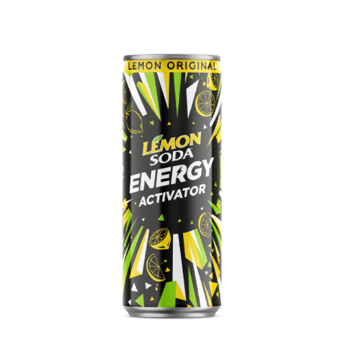 Lemon Soda Energy Drink Origjinal Kanace 0.33L